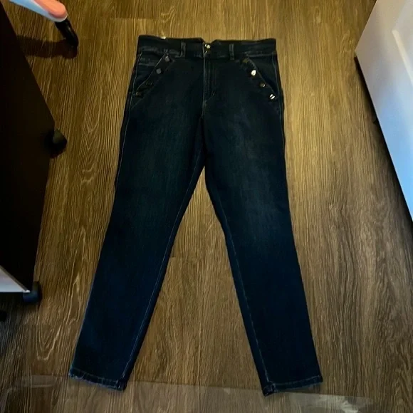 Joe's Jeans Women's Skinny Jeans - Dark Blue - Picture 7 of 7